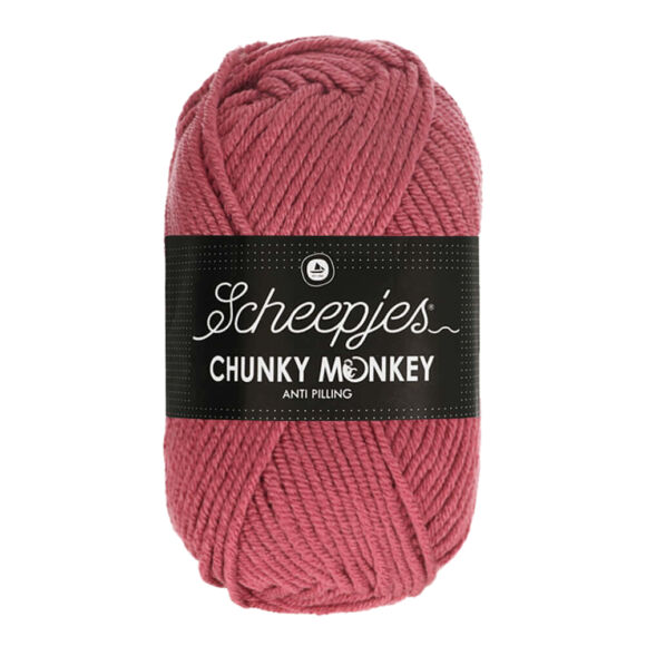 Scheepjes Chunky Monkey 1023 Salmon - lazacrózsaszín akril fonal - salmon pink acrylic yarn