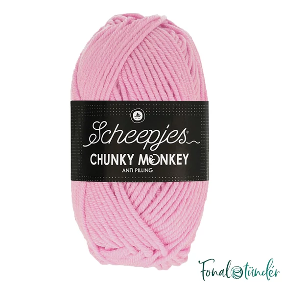 Scheepjes Chunky Monkey 1390 Orchid - orchidea rózsaszín akril fonal - pink acrylic yarn