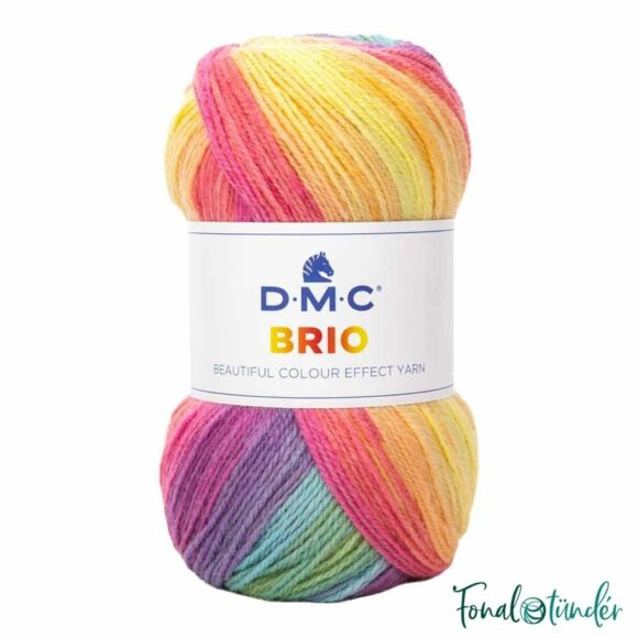 DMC Brio 408 - Szivárvány - színváltós fonal - color-effect yarn