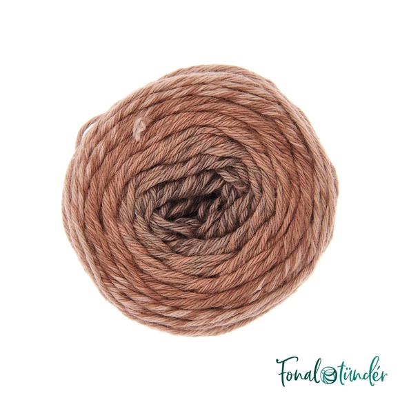 Ricorumi Spin Spin 015 Brown - barna színátmenetes pamut fonal