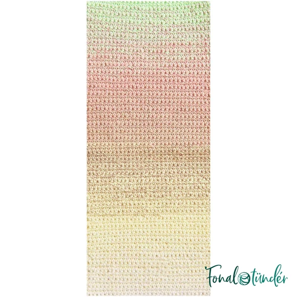 Ricorumi Spin Spin 020 Ice Cream - színátmenetes pamut fonal - gradient cotton yarn