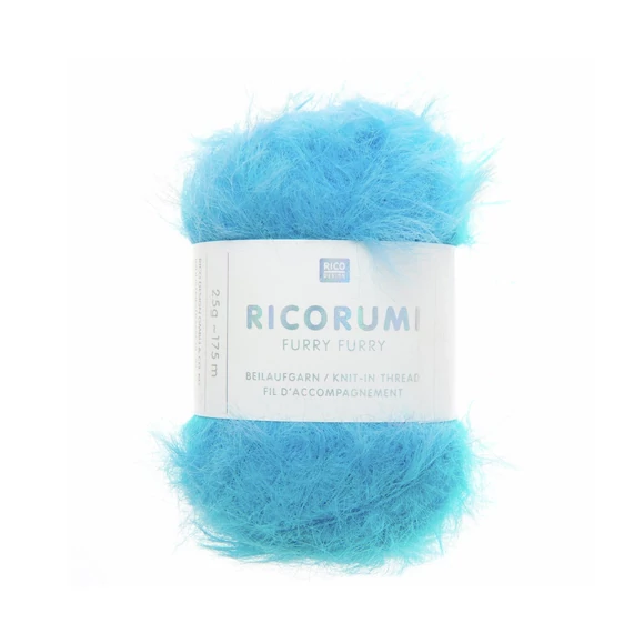 Ricorumi Furry Furry - 019 Sky Blue - faux fur yarn