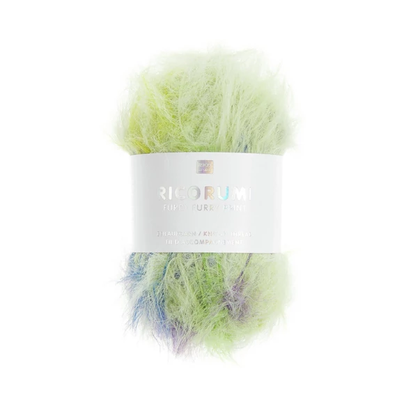 Ricorumi Furry Furry Print - 002 Fresh - faux fur yarn