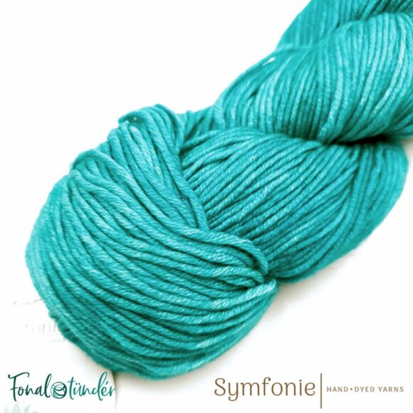 Symfonie Viva 1012 Emerald Sea  - turquoise wool yarn - türkiz fonal