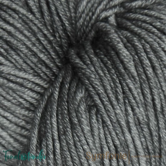 Symfonie Viva 1020 Mirror gray merino wool yarn - szürke gyapjú fonal