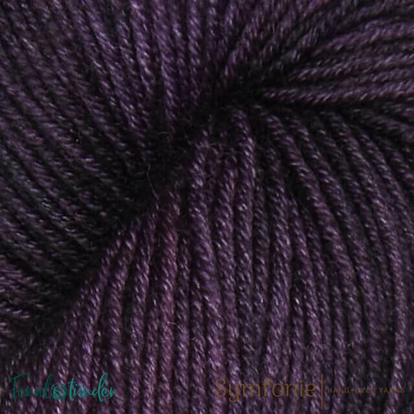 Symfonie Viva 1024 Aubergine - purple merino wool yarn - lila gyapjú fonal