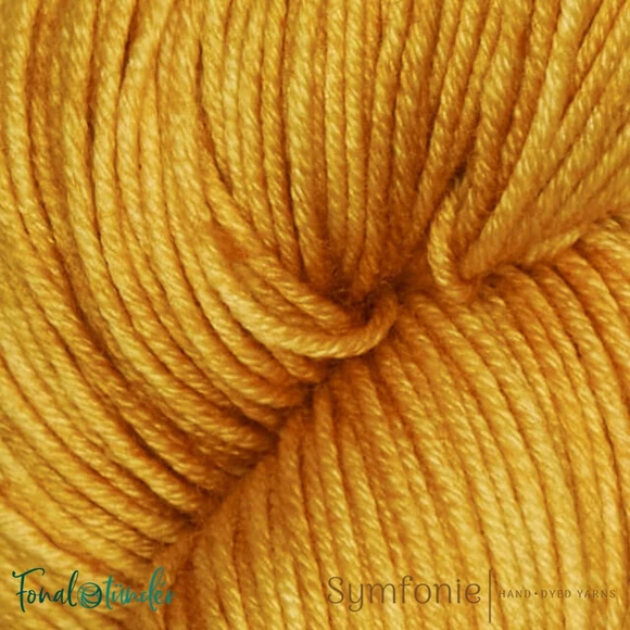 Symfonie Viva 1039 Turmeric yellow merino wool yarn - sárga gyapjú fonal