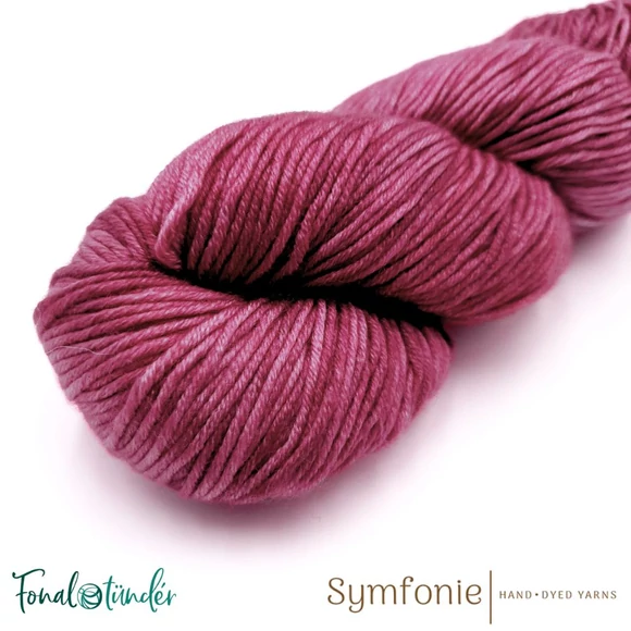 Symfonie Viva 1044 Dusty Rose merino wool yarn - sötét rózsaszín gyapjú fonal