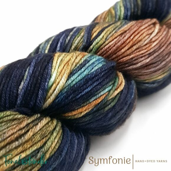 Symfonie Viva 1001 Riverbank  - merino wool yarn - sokszínű gyapjú fonal