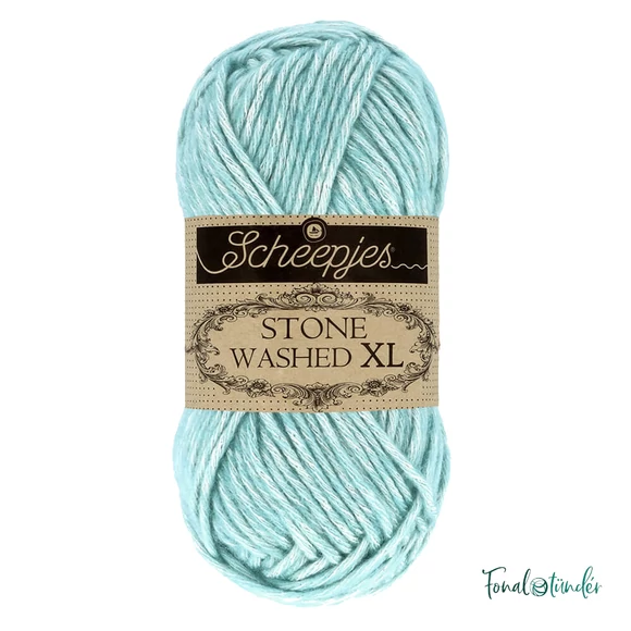 Scheepjes Stone Washed XL 853 Amazonite - pamut fonal - cotton yarn