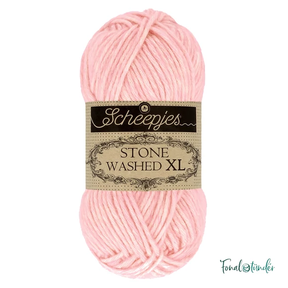 Scheepjes Stone Washed XL 860 Rose Quartz - pamut fonal - cotton yarn