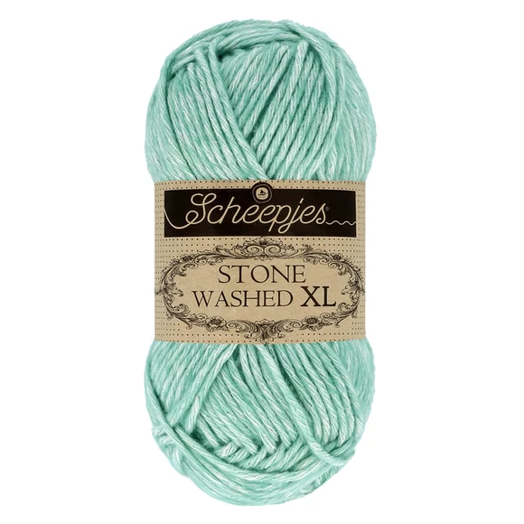Scheepjes Stone Washed XL 868 Larimar -  pamut fonal - cotton yarn