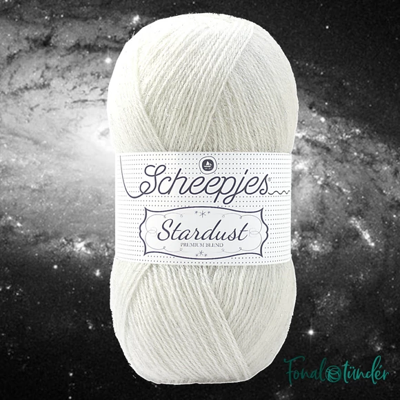 Scheepjes Stardust 653 Capricorn - törtfehér mohair fonal - light-beige mohair yarn blend