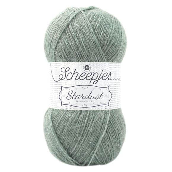 Scheepjes Stardust 657 Aquarius - világoszöld mohair fonal - light-green mohair yarn blend