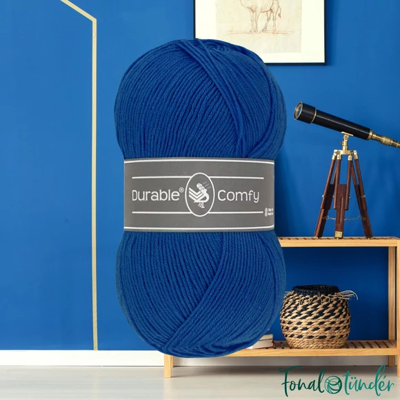 Durable Comfy 2103 Cobalt - sötétékék mikroszálas akril fonal - acrylic yarn