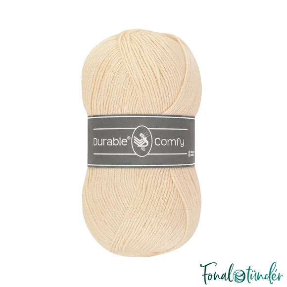 Durable Comfy 2172 Cream - krémfehér mikroszálas akril fonal - acrylic yarn