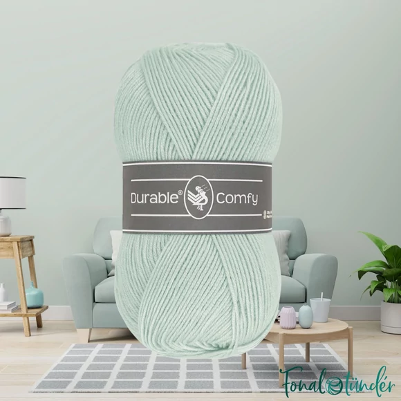 Durable Comfy 279 Perl - halványzöld mikroszálas akril fonal - acrylic yarn