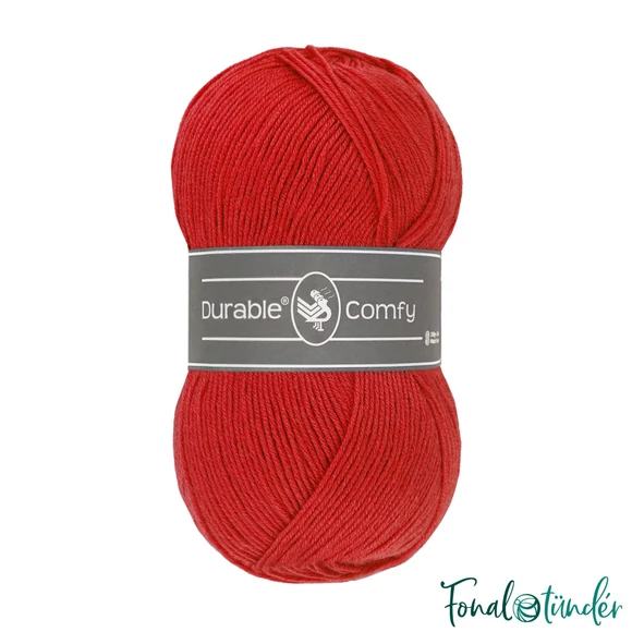 Durable Comfy 318 Tomato - piros mikroszálas akril fonal - acrylic yarn