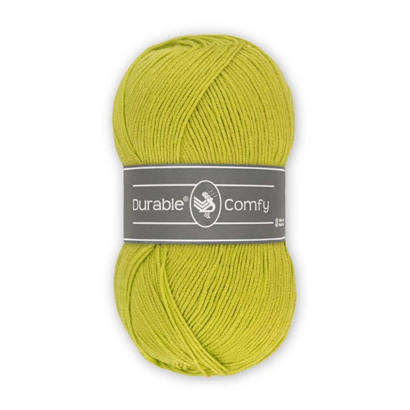 Durable Comfy 352 Lime - greenish yellow acrylic yarn
