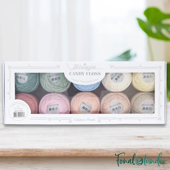 Scheepjes Candy Floss Colour Pack Frosteing- hímzőfonal csomag - Pasztell