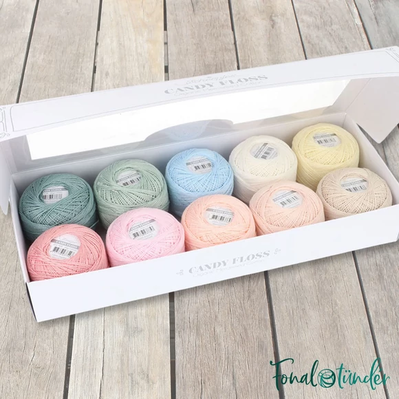 Scheepjes Candy Floss Colour Pack Frosteing- hímzőfonal csomag - Pasztell