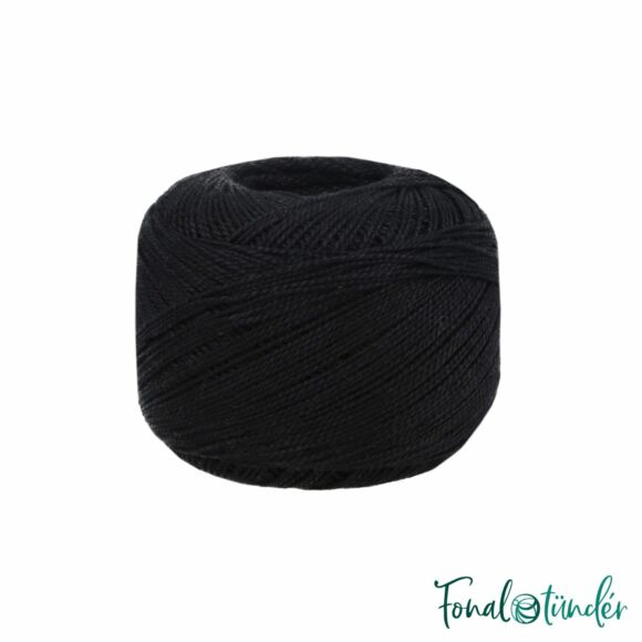 Scheepjes Candy Floss 110 - fekete pamut hímzőfonal  - cotton embroidery yarn
