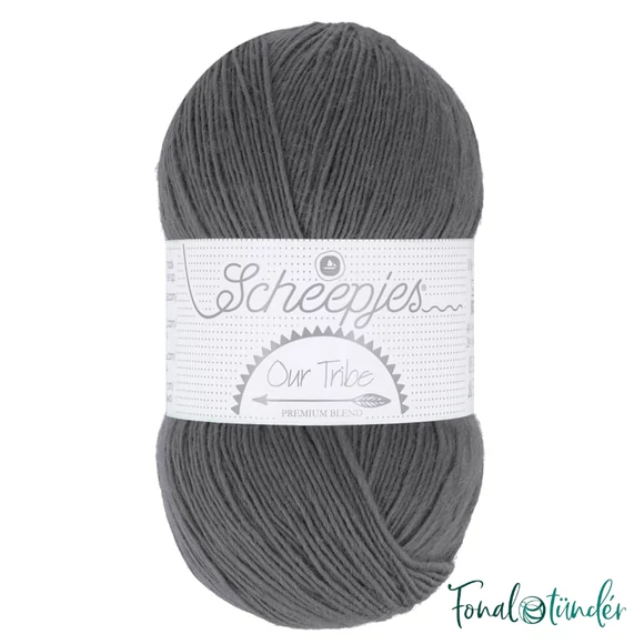 Scheepjes Our Tribe 982 - Trust - szürke gyapjú fonal - wool yarn