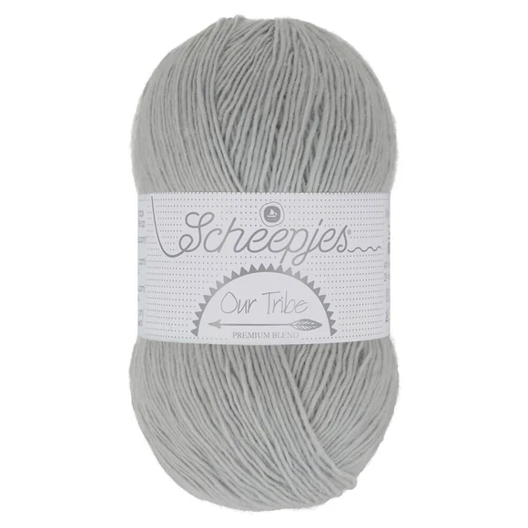 Scheepjes Our Tribe 983 Scott - szürke gyapjú fonal - wool yarn