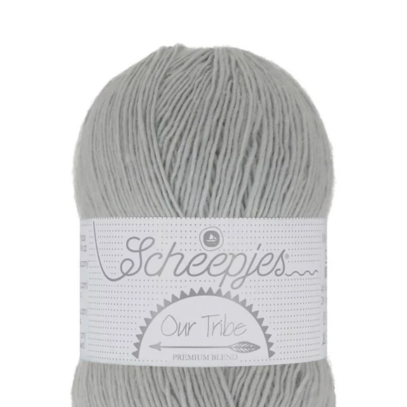 Scheepjes Our Tribe 983 Scott - szürke gyapjú fonal - wool yarn