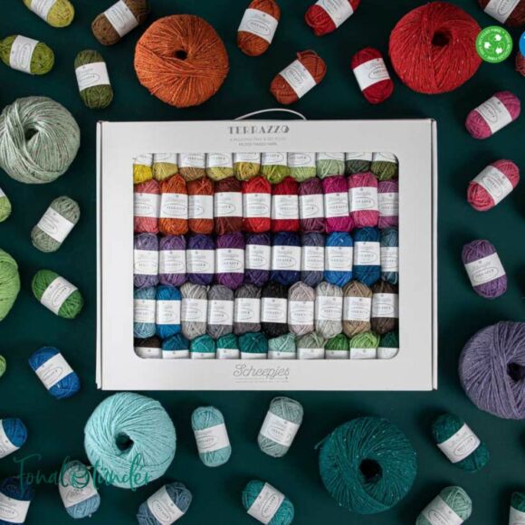 Scheepjes Terrazzo Color Pack - 60 gombolyag gyapjú fonal - 60 balls of wool yarn