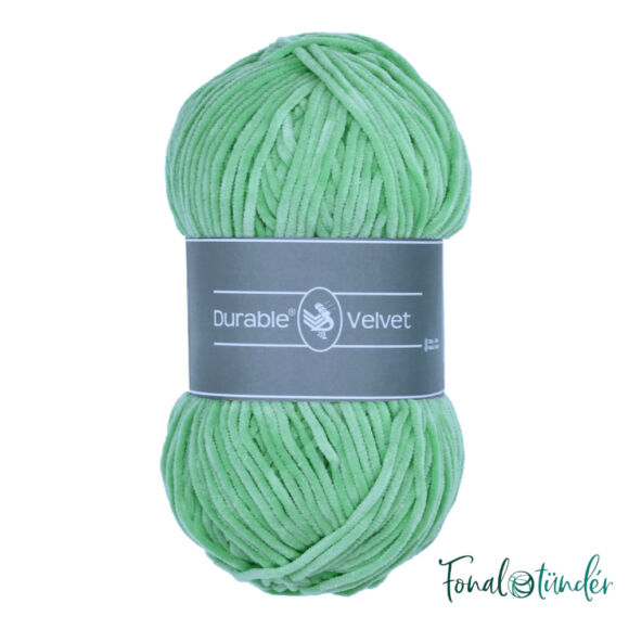 Durable Velvet 2137 Mint - világoszöld zsenília fonal - light green chenille yarn