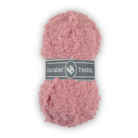 Durable Teddy 225 Vintage Pink - rózsaszín buklé fonal - hairy fluffy yarn
