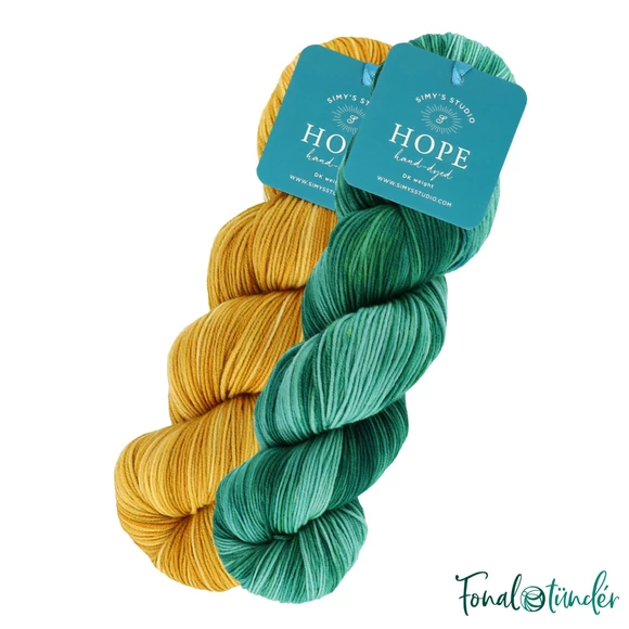 SIMY'S HOPE - hand dyed yarn