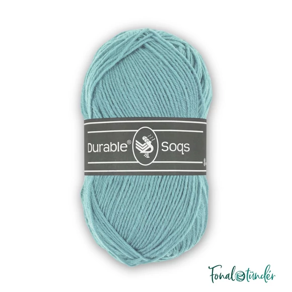 Durable Soqs 2134 Vintage Green - fakózöld gyapjú zoknifonal - wool socks yarn