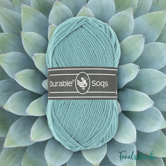 Durable Soqs 2134 Vintage Green - fakózöld gyapjú zoknifonal - wool socks yarn