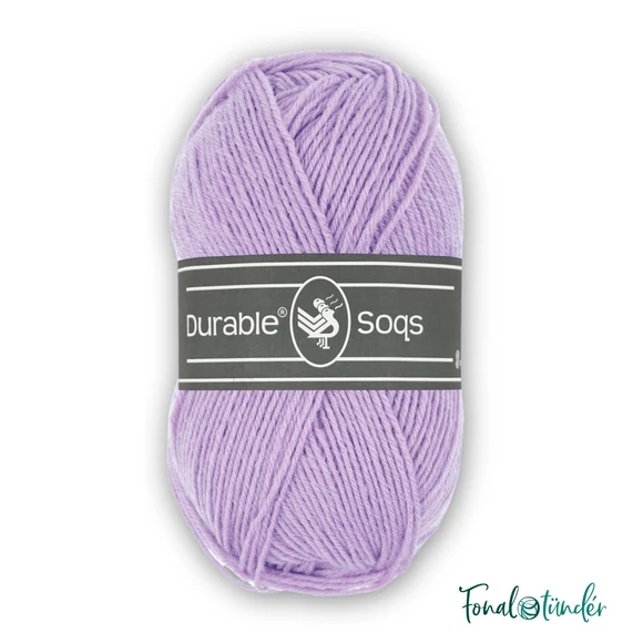 Durable Soqs 268 Pastel Lilac - lila gyapjú zoknifonal - wool socks yarn