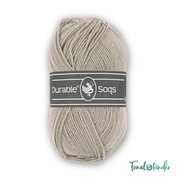 Durable Soqs 401 Opal Gray - drappos szürke gyapjú zoknifonal - wool socks yarn