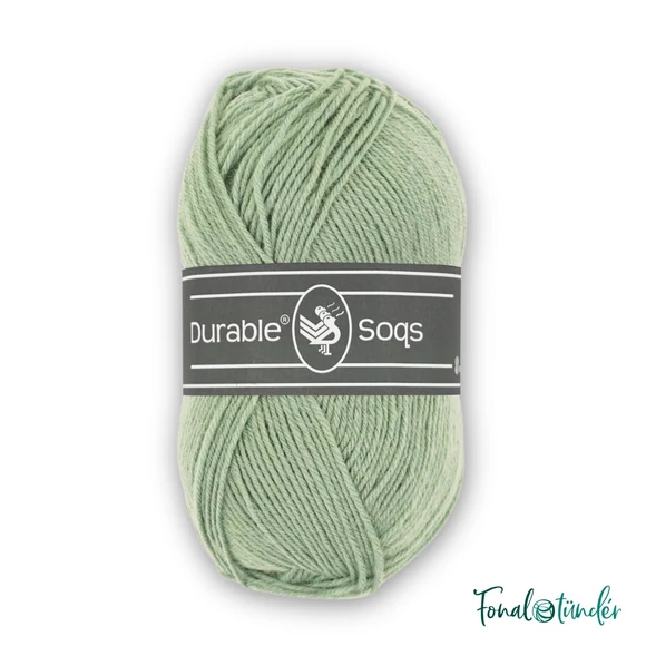 Durable Soqs 402 Seagrass halványzöld gyapjú zoknifonal - wool socks yarn