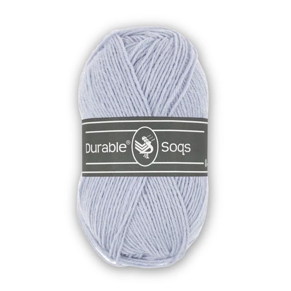 Durable Soqs 410 Misty Blue - lilás kék gyapjú zoknifonal - wool socks yarn