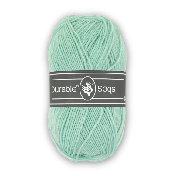 Durable Soqs 416 Duck Egg Blue - halványkék gyapjú zoknifonal - wool socks yarn