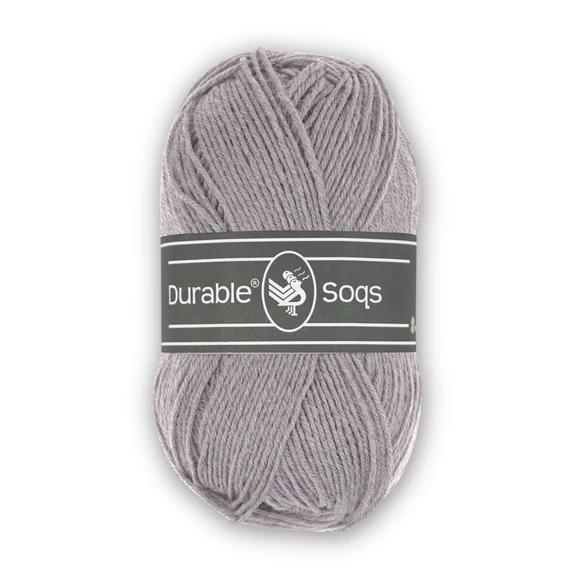 Durable Soqs 421 Lavender Gray - lilás szürke gyapjú zoknifonal - wool socks yarn
