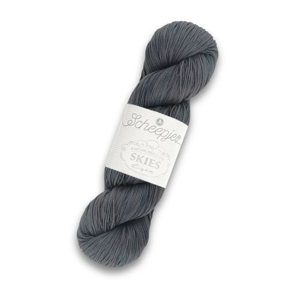 Scheepjes Skies Light 115 Cirrostratus - gray cotton yarn - szürke fonal
