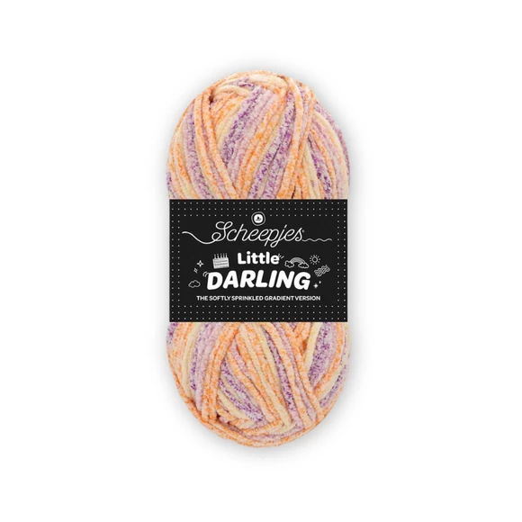 Scheepjes Little Darling Gradient 02 Sunset - chenille yarn - zsenília fonal