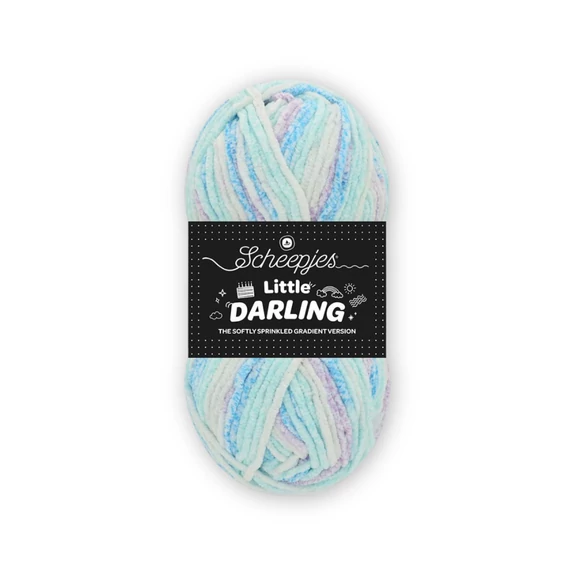 Scheepjes Little Darling Gradient 03 Frost - chenille yarn - zsenília fonal