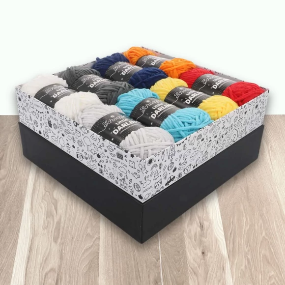 Scheepjes Little Darlin Space Pals Yarn Pack - 8 gombolyag fonal  - 8 balls of yarn