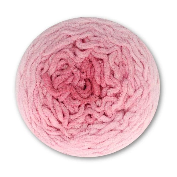 Scheepjes Big Darling 433 Fox Pink - gradient chenille yarn - színátmenetes zsenília fonal