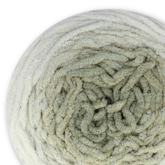 Scheepjes Big Darling 442 Chameleon green - gradient chenille yarn - színátmenetes zsenília fonal