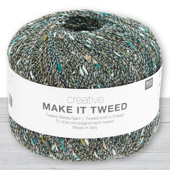 Rico - Make it Tweed - 005 Forest  - sokszínű kreatív tweed kiegészítő fonal