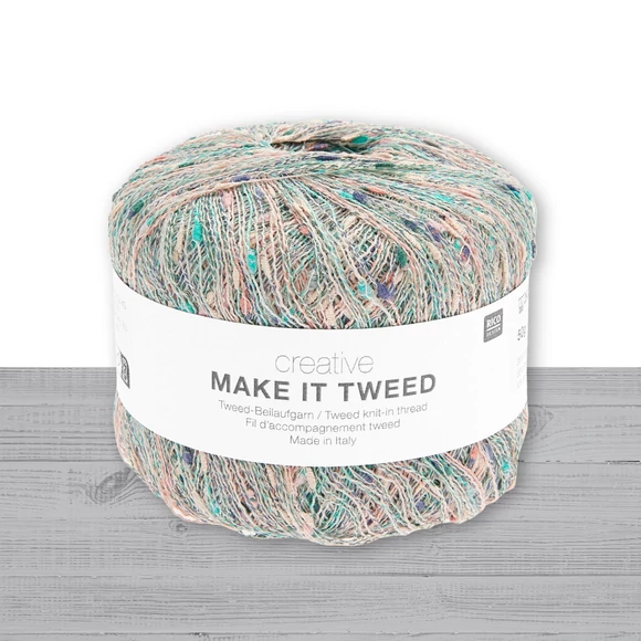 Rico - Make it Tweed - 07 Earthy  - sokszínű kreatív tweed kiegészítő fonal