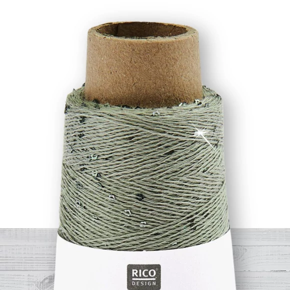 Creative Make It Blümchen 019 Silver - flitteres ezüst szürke fonal